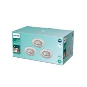 Kit 3 aros "Dive" IP44 níquel 2700 K