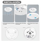 Plafón extraplano "Fenix" 30 W 6000ºK Ø300