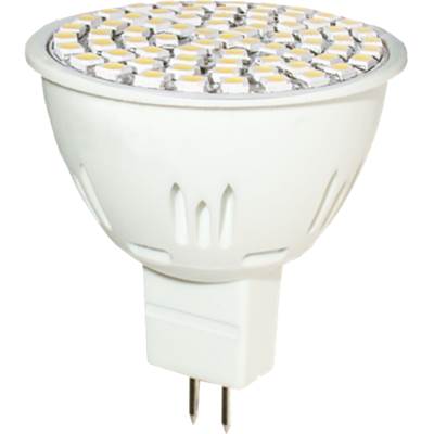 BOMBILLA 72 LEDS SMD 3,9 W MR-16 12 V 120º 5500ºK