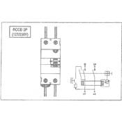 Diferencial 2 polos 40 A 30 mA General Electric