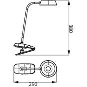 Pinza flexo "Donutclip" blanco