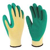 Guante de poliéster y látex talla 10