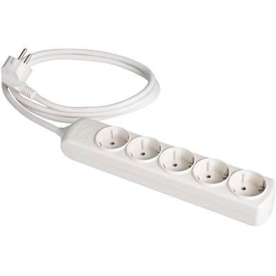 Base múltiple 5 tomas con cable 1,5 m
