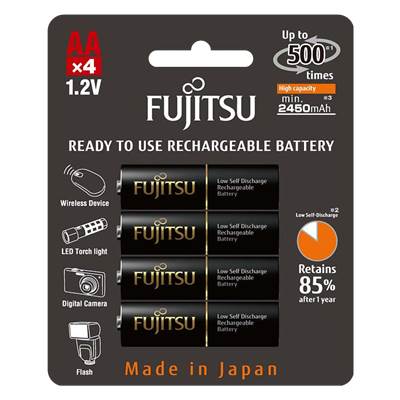 BLISTER 4 PILAS RECARGABLES R-6 "FUJITSU"