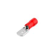 Terminal macho seccion 1,5 mm para toma de 4,75 rojo - bolsa 50 uds