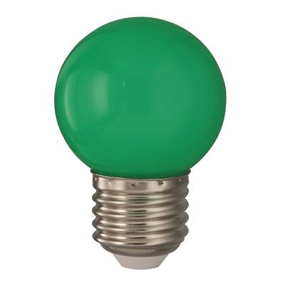 ESFERICA LED E27 2W 230V VERDE