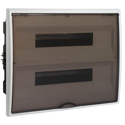 Caja empotrar 40 elementos 2 filas - Puera ahumada