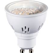 BOMBILLA 60 LEDS SMD 3 W GU-10 110º 3000ºK