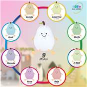 Luz de noche "Pera" RGB